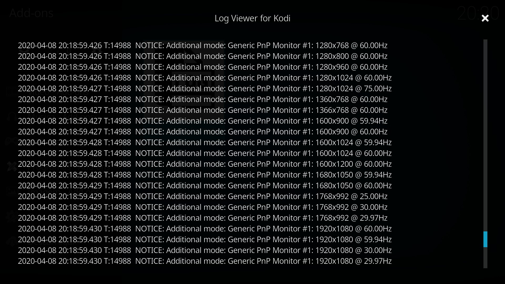 Log Viewer for Kodi screenshot 3