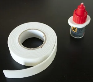 Double Sided Tape and Super glue